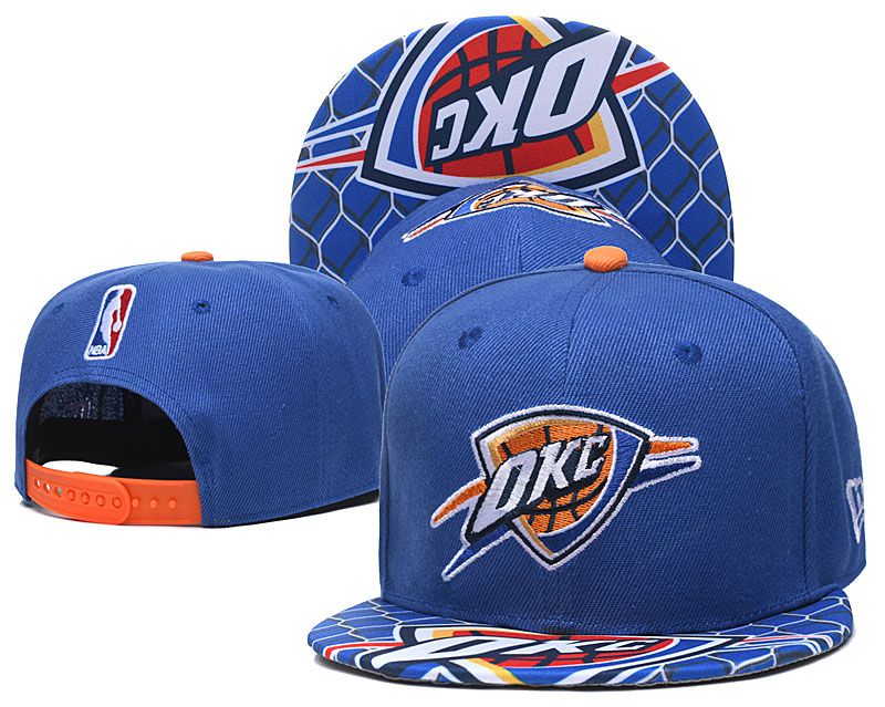 2020 NBA Oklahoma City Thunder Hat 20201193->nba hats->Sports Caps